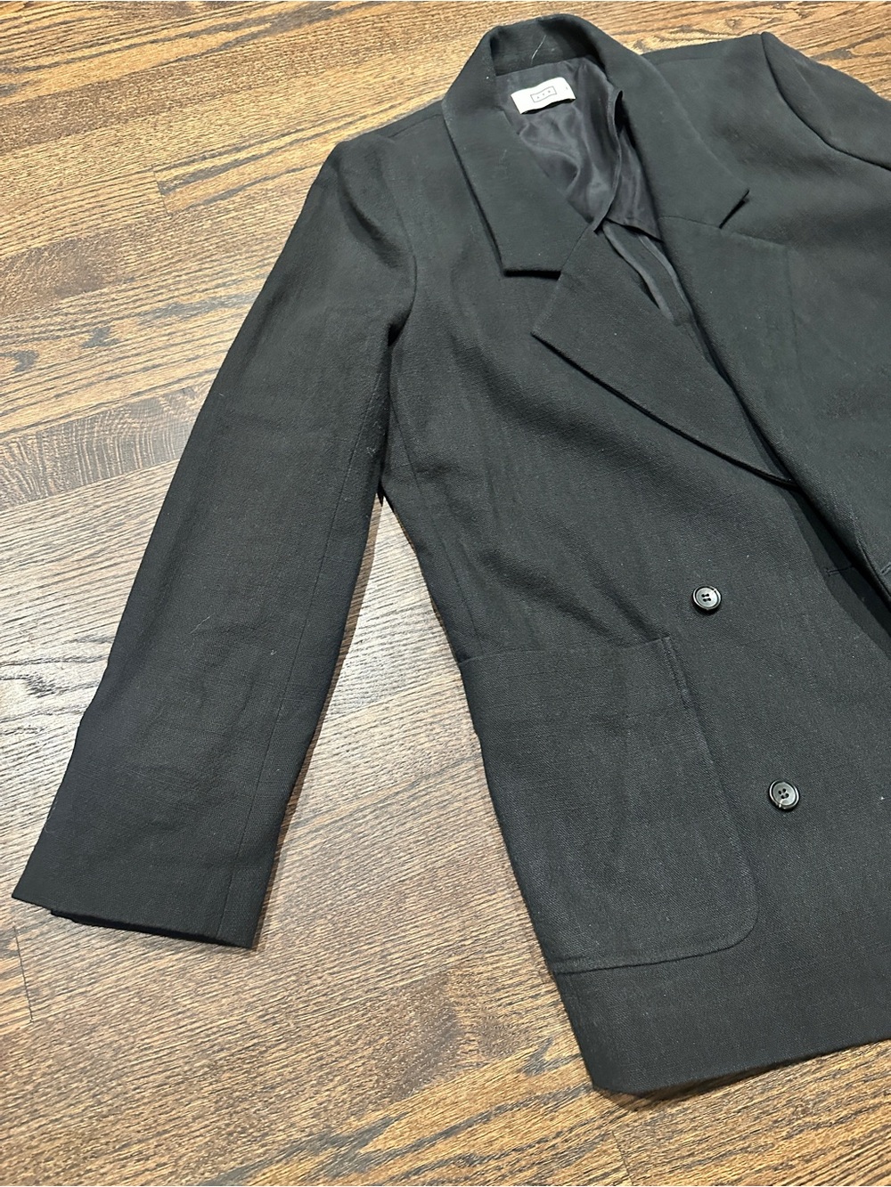 AYR Black Double-Breasted Women's Blazer - Picture 2 of 16